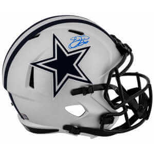 Emmitt Smith Signed Dallas Cowboys RAVE Riddell Full Size Speed Replica Helmet