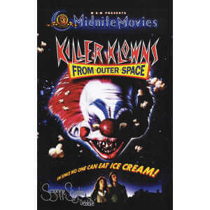Suzanne Snyder Signed Killer Klowns From Outer Space 11×17 Movie Poster w/Debbie