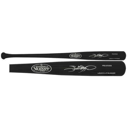 Sammy Sosa Signed Louisville Slugger Pro Stock Black Baseball Bat - Image 2