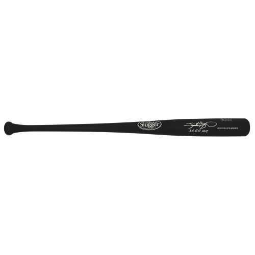 Sammy Sosa Signed Louisville Slugger Pro Stock Black Baseball Bat w/3x 60 HR's