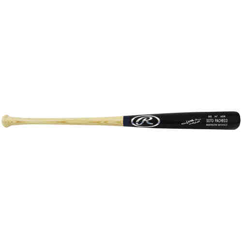 Juan Soto Signed Rawlings Black Game Model Washington Nationals Baseball Bat - (Beckett)