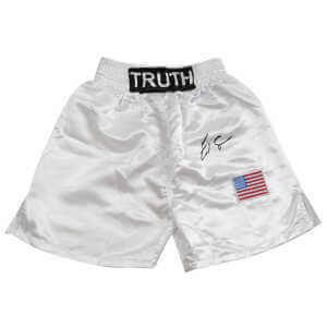 Errol Spence Jr Signed Truth White Custom Boxing Trunks - (Beckett)