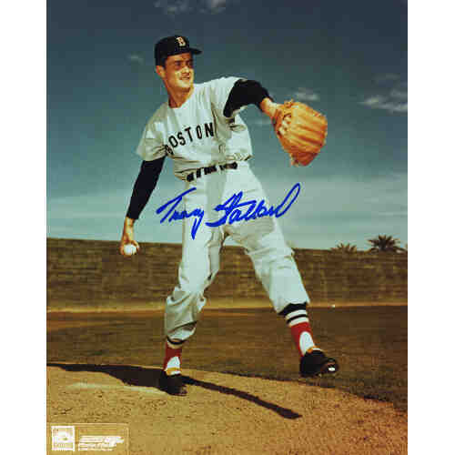 Tracy Stallard Signed Boston Red Sox Throwing Pose 8x10 Photo