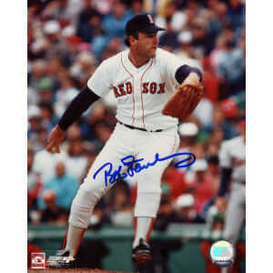 Bob Stanley Signed Boston Red Sox Pitching 8x10 Photo