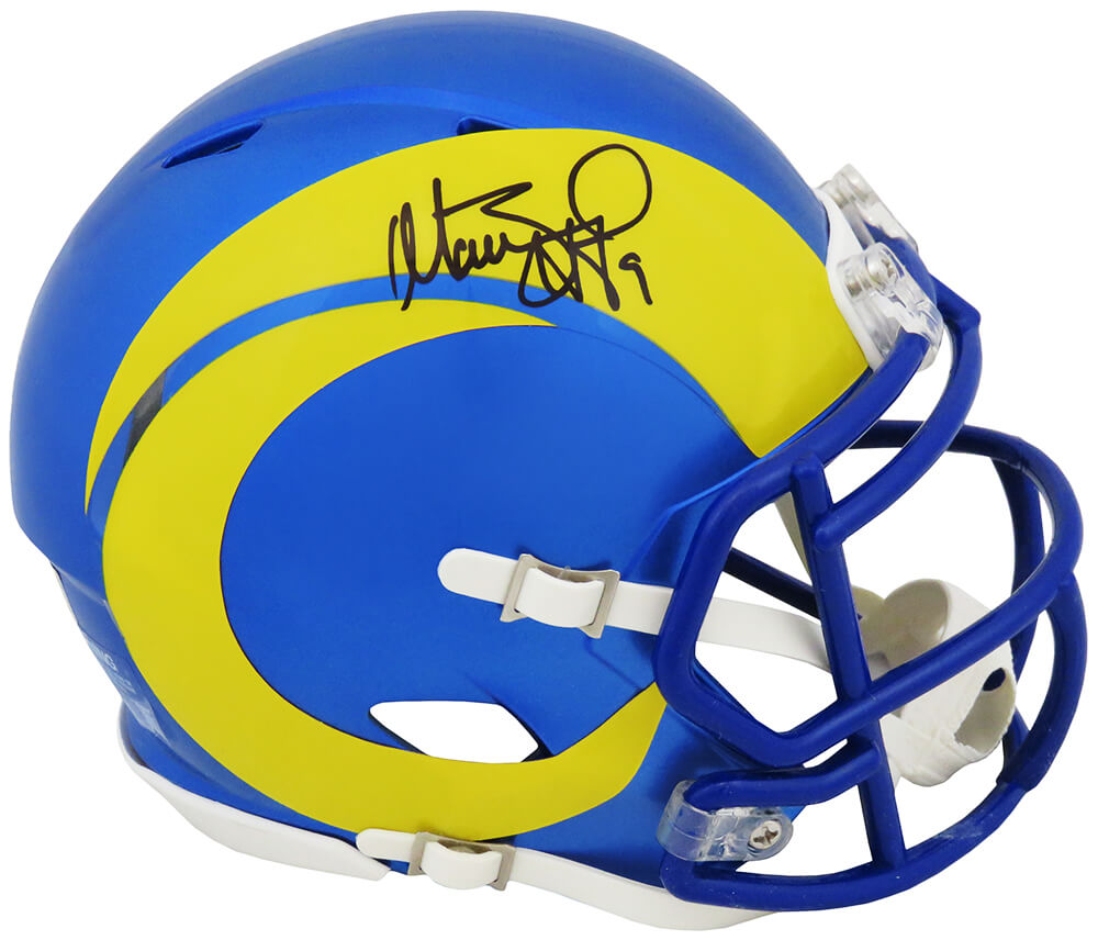 stafford signed helmet