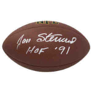 Jan Stenerud Signed Wilson Super Grip Full Size NFL Football w/HOF'91