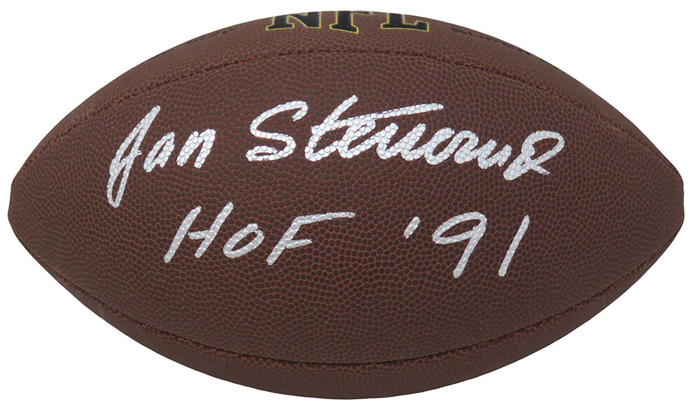 Jan Stenerud Autographed full size Wilson Football –