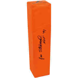 Jan Stenerud Signed BSN Orange Endzone Football Pylon w/HOF'91