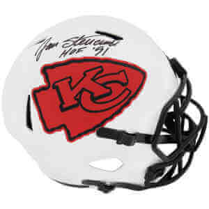 Jan Stenerud Signed Kansas City Chiefs Lunar Eclipse Riddell Full Size Speed Replica Helmet w/HOF'91
