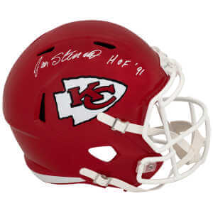 Jan Stenerud Signed Kansas City Chiefs Riddell Full Size Speed Replica Helmet w/HOF'91