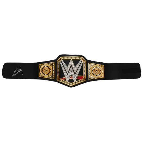 Sting Signed WWE World Championship Replica Wrestling Belt