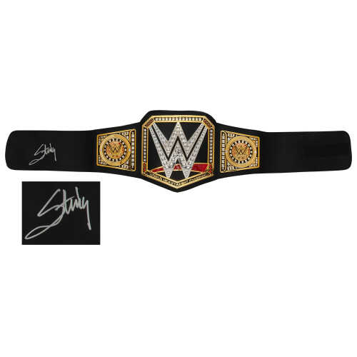 Sting Signed WWE World Championship Replica Wrestling Belt - Image 2