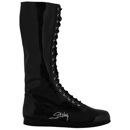 Sting Signed Black Wrestling Costume Boot