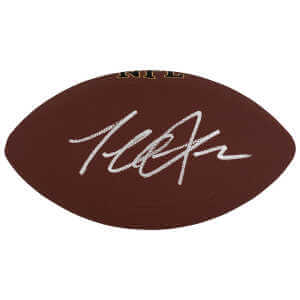 Terrell Suggs Signed Wilson Super Grip F/S NFL Football