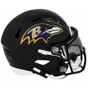 Terrell Suggs Signed Baltimore Ravens Riddell Mid-Size (MIDI) SpeedFlex Helmet