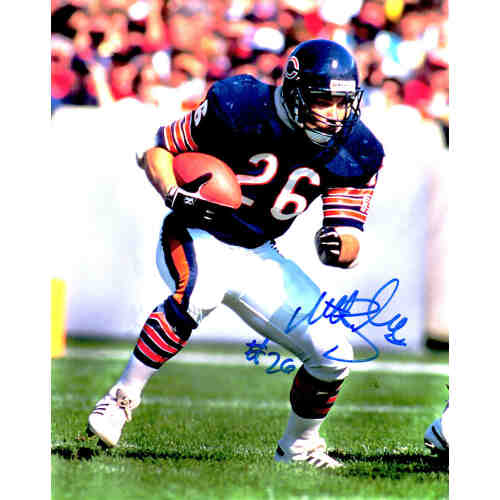 Matt Suhey Signed Chicago Bears Action 8x10 Photo