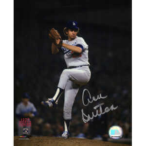 Don Sutton Signed Los Angeles Dodgers 1977 World Series Pitching 8x10 Photo
