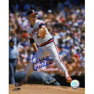 Don Sutton Signed Angels Pitching 8x10 Photo