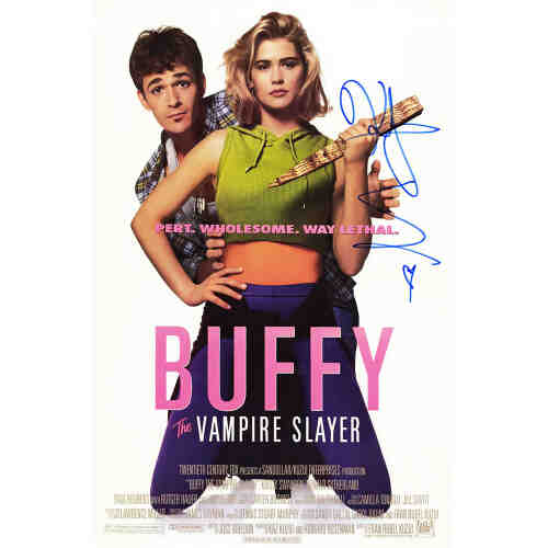 Kristy Swanson Signed Buffy The Vampire Slayer 11x17 Movie Poster