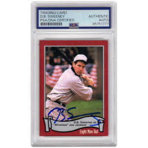 D.B. Sweeney Signed Eight Men Out Shoeless Joe 1988 Pacific Trading Card #13 &ndash; (PSA Encapsulated)
