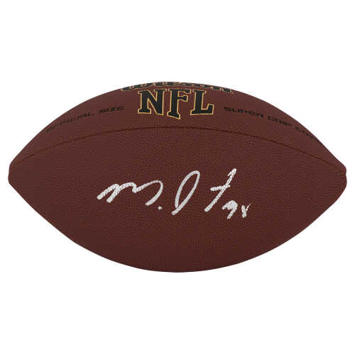 Montez Sweat Signed Wilson Super Grip Full Size NFL Football