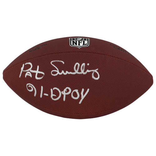 Pat Swilling Signed Wilson Limited Full Size NFL Football w/91 DPOY