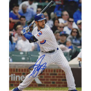 Matt Szczur Signed Chicago Cubs Batting Action 8x10 Photo
