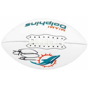 Tua Tagovailoa Signed Miami Dolphins Franklin White Logo Football - (Fanatics)