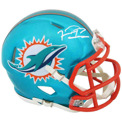 Tua Tagovailoa Signed Miami Dolphins FLASH Riddell Speed Mini Helmet