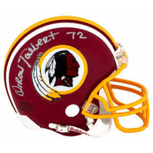 Diron Talbert Signed Washington Throwback Riddell (VSR4) Mini Helmet