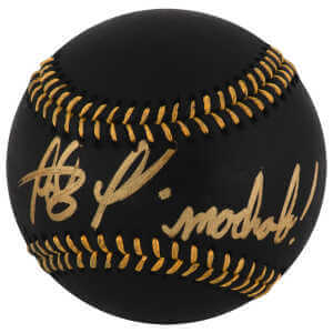Fernando Tatis Jr. Signed Rawlings Black MLB Baseball w/Machalo - (JSA)