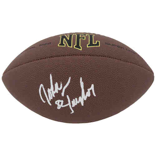 John Taylor Signed Wilson Super Grip Full Size NFL Football