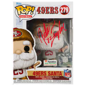 John Taylor Signed San Francisco 49ers SANTA Funko Pop Doll #279
