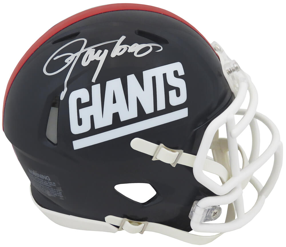 Lawrence Taylor New York Giants Autographed Riddell Throwback Speed Mini Helmet