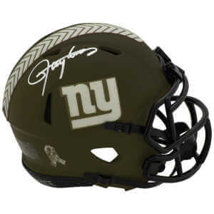 Lawrence Taylor Signed New York Giants SALUTE Riddell Speed Mini Helmet