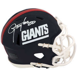 Lawrence Taylor Signed Giants Throwback Riddell Speed Mini Helmet