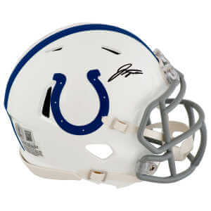Jonthan Taylor Signed Indianapolis Colts Riddell Speed MIni Helmet