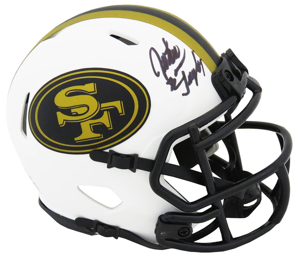 John Taylor Signed San Francisco 49ers Lunar Eclipse Riddell Speed Mini  Helmet – Schwartz Sports Memorabilia