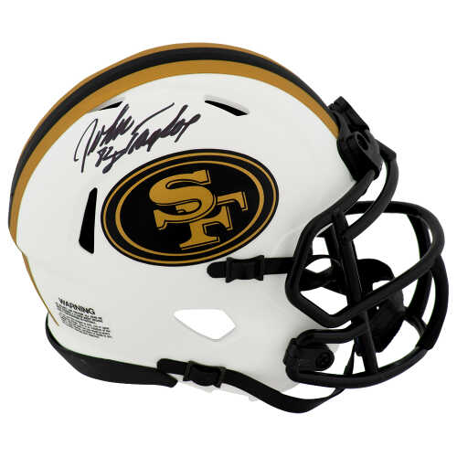 John Taylor Signed San Francisco 49ers LUNAR Riddell Speed Mini Helmet