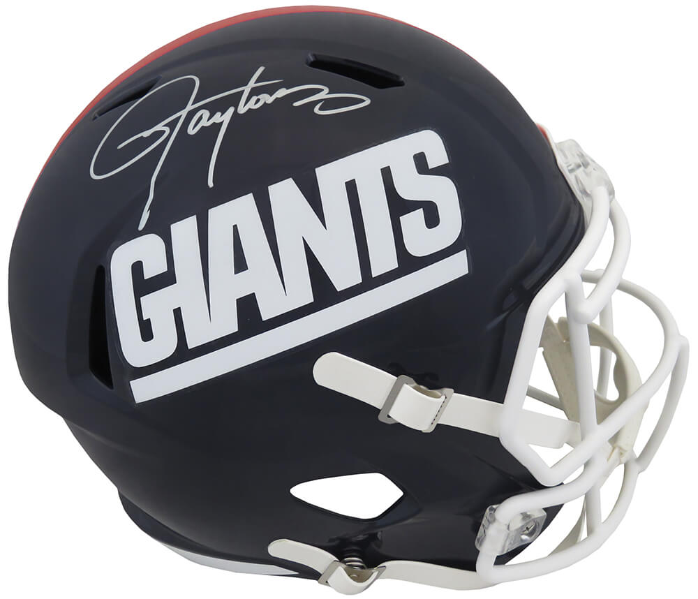 Lawrence Taylor Signed New York Giants Throwback Riddell Full Size Speed  Replica Helmet