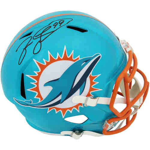 Jason Taylor Signed Miami Dolphins FLASH Riddell Full Size Speed Replica Helmet