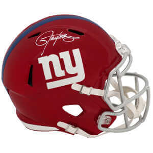 Lawrence Taylor Signed Giants FLASH Riddell Full Size Speed Replica Helmet