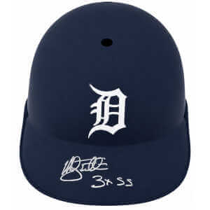Mickey Tettleton Signed Detroit Tigers Souvenir Replica Batting Helmet w/3x SS