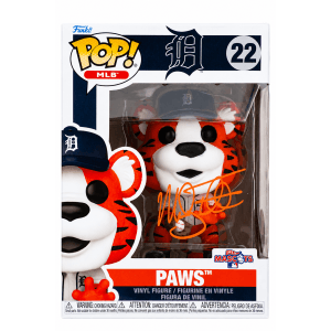 Mickey Tettleton Signed Detroit Tigers 'Paws' MLB Mascot Funko Pop Doll #22