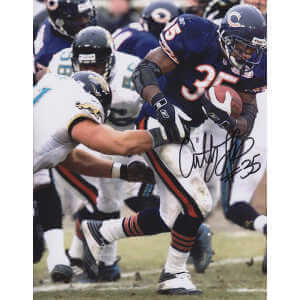 Anthony Thomas Signed Bears vs Jaguars Action 8x10 Photo