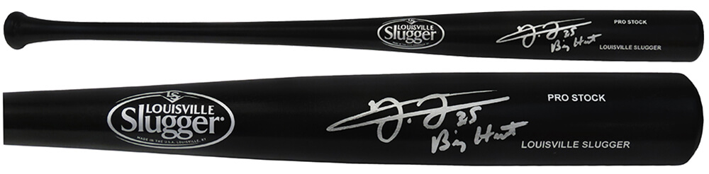 Frank Thomas Signed Louisville Slugger Pro Stock Black Baseball Bat w/Big  Hurt