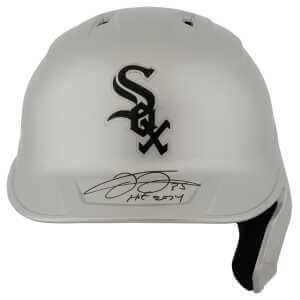 Frank Thomas Signed White Sox Chrome Rawlings Full Size Replica Baseball Batting Helmet w/HOF 2014