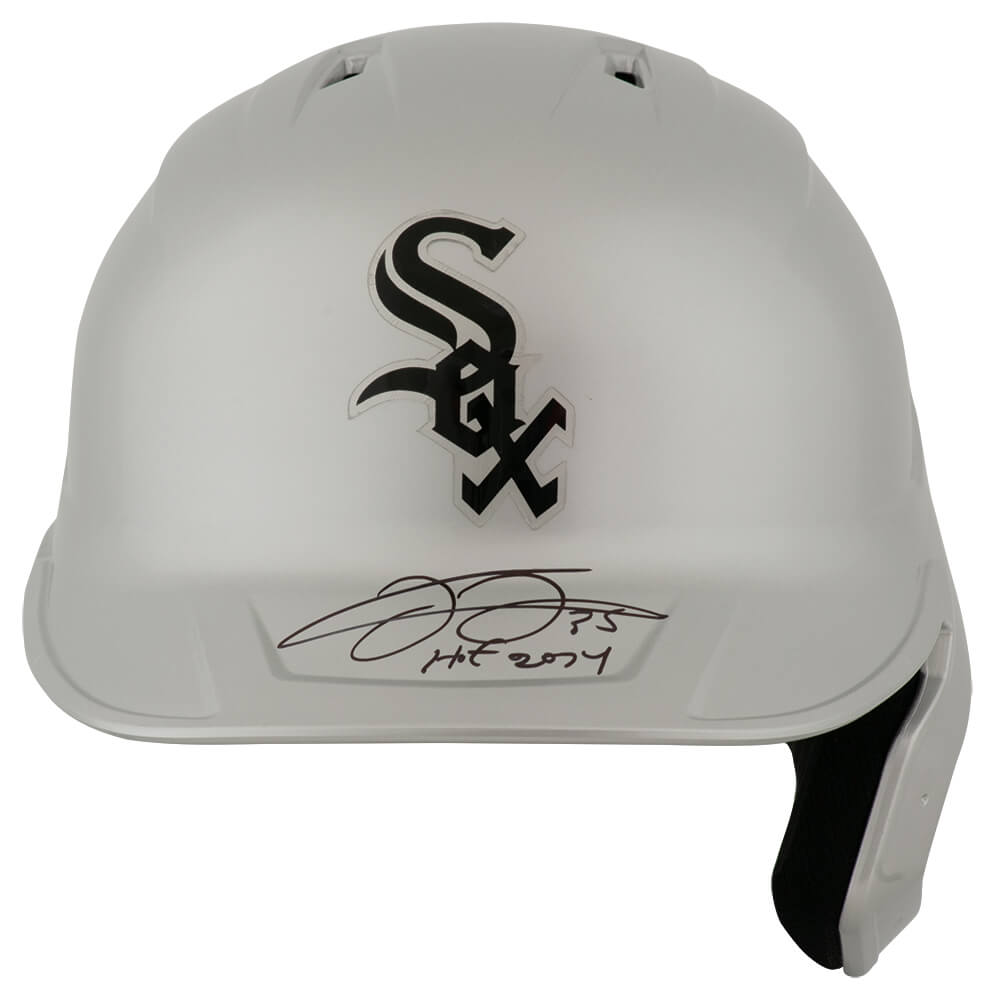 Frank Thomas Signed White Sox Chrome Rawlings Full Size Replica Baseball Batting Helmet w/HOF 2014