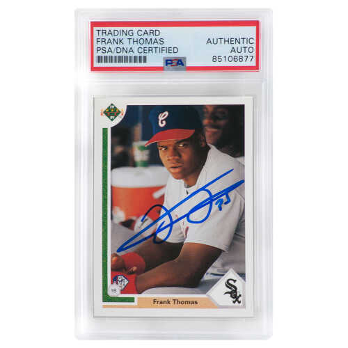 Frank Thomas Signed White Sox 1991 Upper Deck Baseball Card #246 - (PSA/DNA Encapsulated)