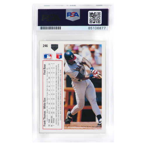 Frank Thomas Signed White Sox 1991 Upper Deck Baseball Card #246 - (PSA/DNA Encapsulated) - Image 2